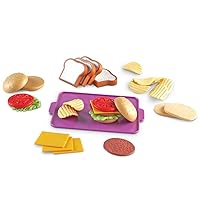 New Sprouts Super Sandwich Set - 29 Pieces, Ages 18+ months Pretend Play Toys, Play Food Set, Toddler Outdoor Toys, Pretend Picnic, Toddler Kitchen Play Toys