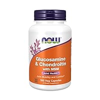 Supplements, Glucosamine & Chondroitin with MSM, Joint Health, Mobility and Comfort*, 180 Veg Capsules