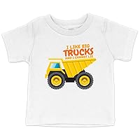 I Like Big Trucks and I Cannot Lie Baby T-Shirt - I Love Trucks Tee Shirt - Funny T-Shirt