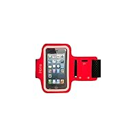 iHome Sport Adjustable Armband for Samsung Galaxy S4 - Red