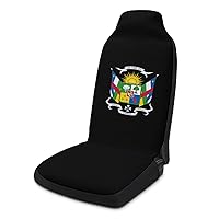 Coat Arms of Central African Car Seat Covers Comfortable Car Seat Protector Interior for Fit Most Automotive 2PCS