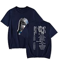 ADO Wish World Tour Merch T-Shirt Women/Men Summer Cosplay Tshirt Short Sleeve New Logo Tee