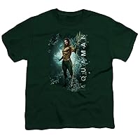 Aquaman Movie Kids T-Shirt Underwater Hunter Green Tee