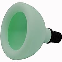 Fascia Gun Massage Head, Silicone Massager Adapter,Sputum Expectorator Suction and Sputum Clapper with Silicone Cup, Automatic Sputum Expectorator with Drum Pressure (18mm-19mm, Green)