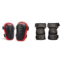 Knee Pads for Work, Construction Knee Pads with Ergonomic Gel Cushion and Foam Padding & Exo-Guard II Professional Work Elbow Pads Protective Gear for Men Women