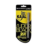 Maybelline New York New The Colossal Kajal - Super Black (2X Blacker) Waterproof 16Hours Intense Pencil