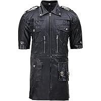 Men's Fantasy XV Noctis Black Leather Jacket - Synthetic Leather Jacket Cosplay Costume