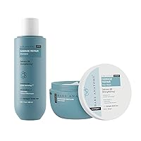 Bare Anatomy Damage Repair Hair Shampoo Provides 3x Strengthening Powered by Ceramide A2 & Coconut Milk Protein For Damaged Dry & Frizzy Hair Sulphate & Paraben Free For Women & Men 250 ml+250 gm