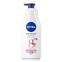 Extra Bright Radiant & Smooth 8 Super Food 40X Vitamin C Body Lotion UV Filter, Size 380 ml, 12.84 Fl Oz (Pack Of 1)