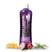 Liso Vital Straightener Shampoo, Anti Frizz, with Red onion extract, Biotin & Rosemary.