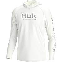HUK Men's Pursuit Vented Long Sleeve Hoodie, Fishing Shirt with Hood