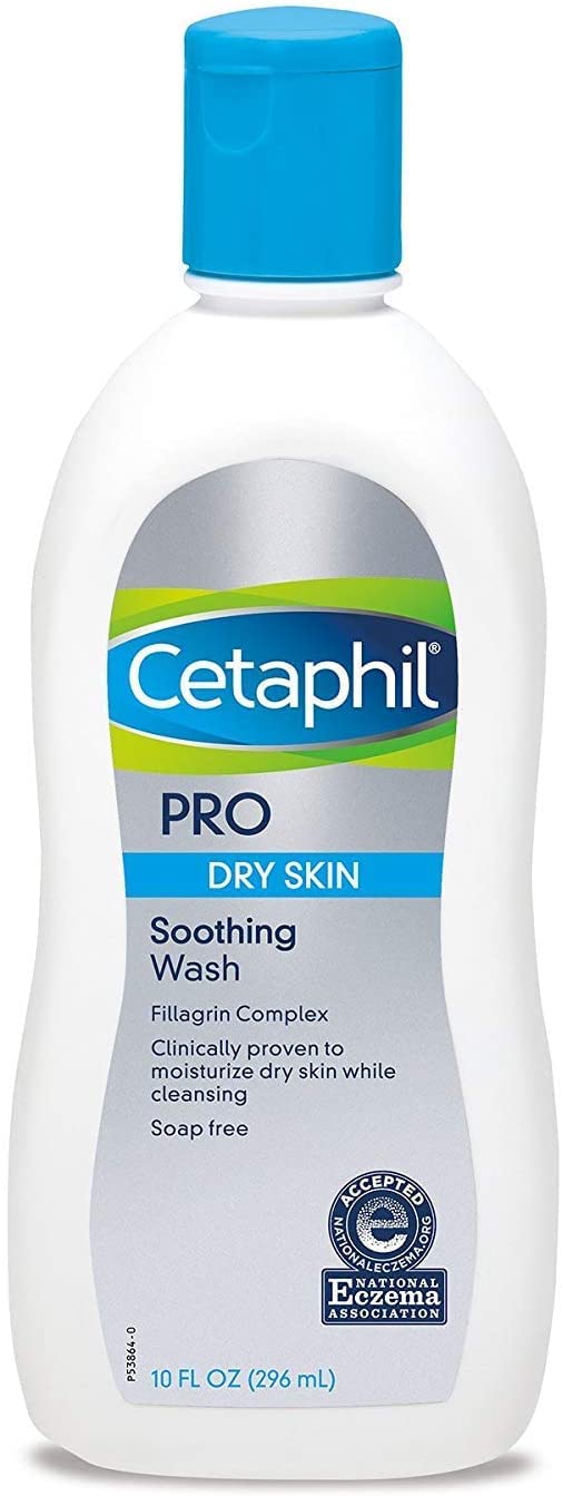 CetCetaphil PRO Dry Skin Soothing Wash 10-ounce Body Wash (Pack of 2)