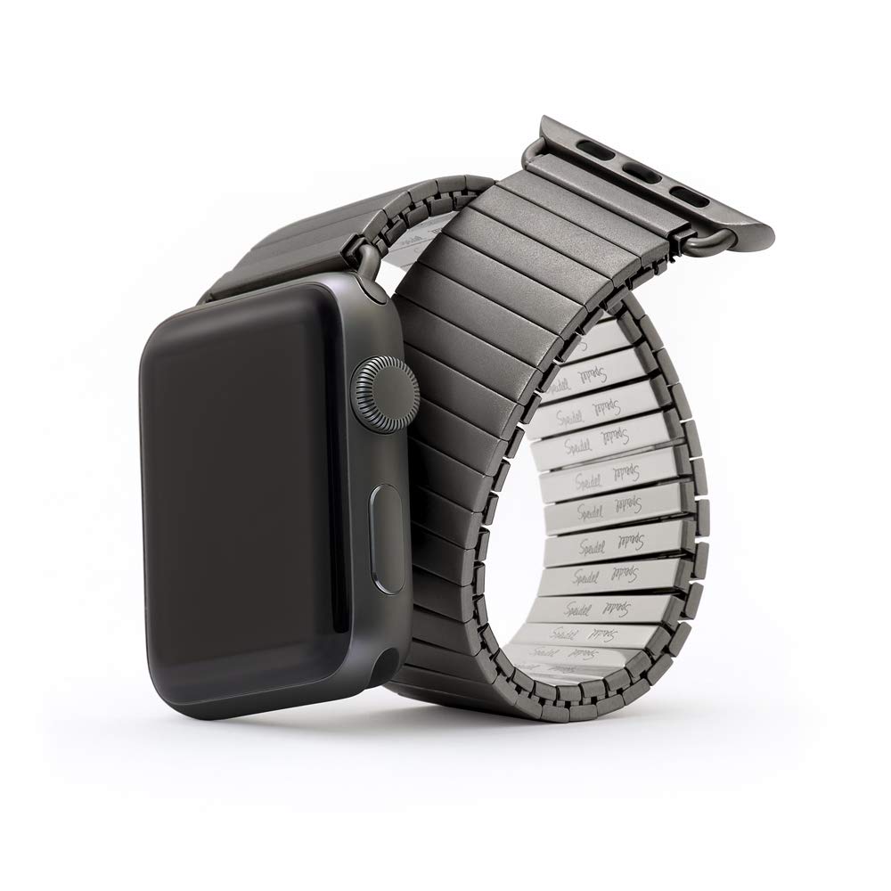 Twist-O-Flex stainless steel expansion watchband options compatible for use 38/40/41 and the 42/44/45 Apple watch series 1,2,3, 4,5 6, 7 and 8