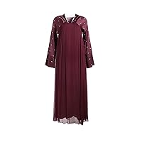Silk Print Dress Women's Two-Piece Set Long Red Dress Loose Improved Hanfu 2557