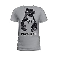 Mother Love Shirt,|Papa Bear - Fête des pères T-Shirt Essentiel|,Mom Sports Grey S