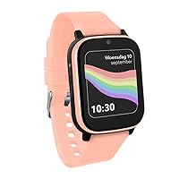One2Track Connect Next Rosa - 4G GPS Smartwatch Kids - Includes Screen Protector and SIM Card - Own App - Calls, Video Calls, Chat, SOS, Secure Zone, IP67 - 2 Year Warranty