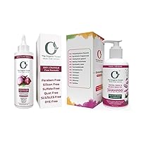 Onion Oil and Shampoo Hair Care Set for All Hair Types | Reduce Itchy Scalp, Dandruff & Hair Fall | Plant Based Ingredients Helps in Better Absorption | 100% Vegan |