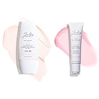 Julep Treat & Protect 24/7 Lip Treatment - Hydrating Lip Balm and Lip Sleeping Mask Barely There Julep No Excuses SPF 40 Clear Facial Sunscreen Broad-Spectrum Safe for Sensitive and Acne Prone Skin