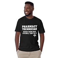 Pharmacy Technician Funny Pharmacy Tech Pharm Tech T-Shirt Short-Sleeve Unisex T-Shirt