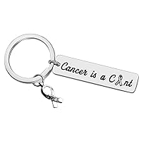 Cancer Survivor Gifts Keychain Cancer Fighter Gift Cancer is a Cunt Keychain Get Well Soon Gift Cancer Sufferers Gift Cancer Awareness Gift Cancer Gifts for Women Men