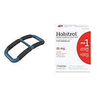 Able Life Handy Handle Lift Assist Device for Elderly Bundle with Habitrol Nicotine Transdermal System Patch | Stop Smoking Aid | Step 1 (21 mg) | 7 Patches