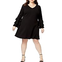 Womens Tiered A-Line Cocktail Dress