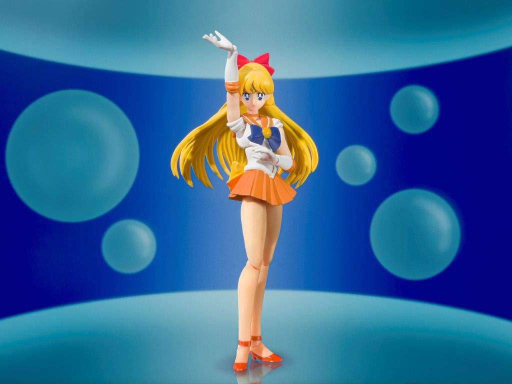 TAMASHII NATIONS Sailor Venus -Animation Color Edition- Pretty Guardian Sailor Moon, Bandai shii Nations S.H. Figuarts