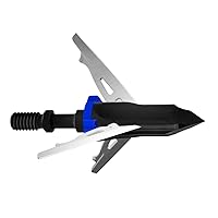 G5 Outdoors Deadmeat 100% Steel Expandable Crossbow Broadhead (3 Pack + Practice Tip) (Made in The USA)