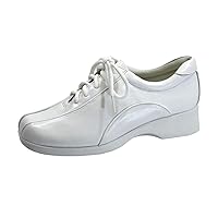 Brisa Women's Wide Width Leather Lace-Up Shoes