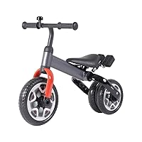 BicycleLearning Bike with a 2 in 1 for Kids Tricycle Balance Bike Removable Training Wheels for Children per Trike 3 Bicycle Wheel Infant Children of Tricycle 1.5 to 5-Year-Old (Color : Red)