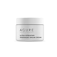 Acure Ultra Hydrating Overnight Dream Cream - All Night Booster Mask for Dry Skin - Made with Melatonin & Hemp Seef Oil Extract for Intense Moisture - 1.7 Fl Oz Acure Ultra Hydrating Overnight Dream Cream - All Night Booster Mask for Dry Skin - Made with Melatonin & Hemp Seef Oil Extract for Intense Moisture - 1.7 Fl Oz