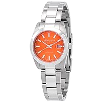 Mathey-Tissot Mathy I Quartz Orange Dial Women's Watch D451OR, Bracelet