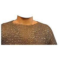 Xmas Aluminum Xtra Large Round Riveted Chainmail Shirt ABS
