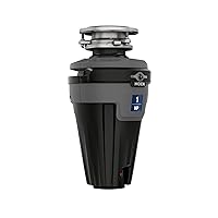 Moen Chef Series 1 HP Continuous Feed Lighted Garbage Disposal with Sound Reduction for Under Sink, Power Cord Included, EXL100C