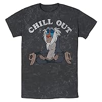 Disney Lion King Chill Out Young Men's Short Sleeve Tee Shirt