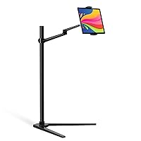 Tablet Holder for Bed–Height Adjustable Tablet/Ipad Stand–360-Degree Rotative Design – Premium Durable Construction – Ideal for Movies, Teaching, Online Learning, Reading – Widely Compatible