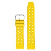 Textured FKM Rubber Quick Release Watch Band Strap - Choose Your Color - 18mm 20mm 22mm 24mm