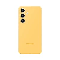 SAMSUNG Galaxy S24 Silicone Phone Case, Protective Cover with Color Variety, Smooth Grip, Soft and Sleek Design, Snug Fit, US Version, EF-PS921TYEGUS, Yellow