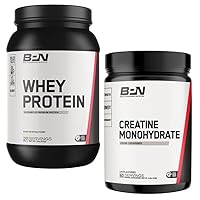 BARE PERFORMANCE NUTRITION BPN Creatine Monohydrate & Whey Protein Powder Bundle