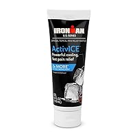 Ironman ActivICE Topical Cooling Gel, Pain Relief for Arthritis, Joint, Muscle, Back & Body Aches & Pain, 4-oz (1 Count)