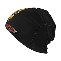 (Cute Dachshund Dog) Unisex Adult Knit Hat for Women and Men, Jogging Cycling