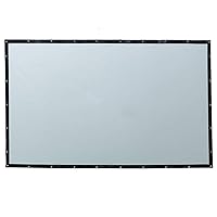 Rear Projection Screen Special Soft PVC for Any Projector Home Theater Outdoor Curtain 16:9 (Size : 300 inch)