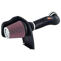 K&N Cold Air Intake Kit: Increase Acceleration & Towing Power, Guaranteed to Increase Horsepower up to 12HP: Compatible with 6.0L, V8, 2005-2007 Chevy/GMC/Cadillac (Silverado, Avalanche, Tahoe)57-3050