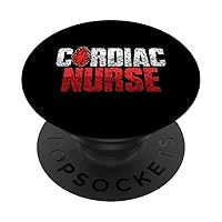 Cardiac Nurse Nursing Heart Cardiology Cardiac Nurse PopSockets Standard PopGrip