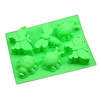 BESTOYARD Candy Mold Para De Chocolate Nonstick Silicone Moulds Diy Soap Mold Pudding Mold Ladybug Mold Molds for Baking Cake Decorating Stencils Microwave Mold Silicone Molds Insect Molds