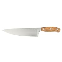 Oprah's Favorite Things - 8 Inch German Steel Chef Knife W/Italian Olive Wood Forged Handle