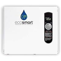 Ecosmart ECO 36 36kw 240V Electric Tankless Water Heater, White