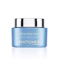 Phytomer Night Recharge Hydrating Night Cream | Youth Enhancing, Anti-Aging Face Moisturizer | Ultra-Soothing Protective Overnight Cream | Reduce Wrinkles and Fine Lines | 50ml
