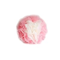 Bath Shower Sponge Loofah Mesh Pouf Brush Ball Exfoliating Accessory Pink Color