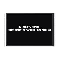 UNICO 26 inch Arcade Monitor, 4:3 Ratio LCD Gaming Monitor for HDMI/VGA/CGA/EGA Arcade Machine, Easy Install Monitor Arcade Accessories - 26inch